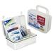 Primacare KC-10PPWM 10 Person Compact First Aid Kit with 102 Pieces Emergency Medical Supplies Portable Kits for Home School and Office Wall Mount 8x5x3 White