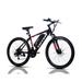 Totem Victor2.0 350 W Mountain Electric Bicycle 26 in. 36V 10.4Ah Removable Battery Shimano 21-Speed Gears for Adults Adjustable Stem Upgrade UL2849 certified Black and Red