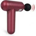 Muscle Massage Gun Handheld Therapy Gun High Frequency Deep Tissue Percussion Massager Electric Massager with 6 Speeds and USB Charging