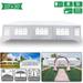 Kepooman 10 x 30 Canopy Tents with 5 Removable Sidewalls Waterproof Folding Canopy Wedding Tent for Party Beach Commercial Event