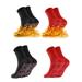 EQWLJWE 4 Pairs Self-heating Socks Heating Winter Men And Women Camping Fishing Riding Self-heating Socks(Two Pairs Of Red And Black Colors) Women s Socks Holiday Clearance