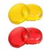 4pcs Amber Red Motorcycle Turn Signal Light Lens Covers Front Rear for Harley Davidson Sportster Softail Road King