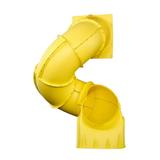 Swing-N-Slide Yellow Plastic Turbo Tube Slide for Backyard Swing Sets with Lifetime Warranty For 5 Foot Deck Heights