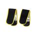 1 Pair Women Arm Compression Sleeve Portable Rubber Lining Fast Sweating Reusable Washable Basketball Yoga Protector Wraps Yellow