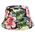 iOPQO Bucket Hats Men Women Printing Double-sided Wearing Visor Travel Folding Basin fishing Hat sun hat D