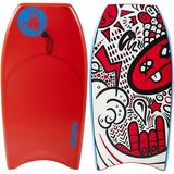 Body Glove Phantom 42.5 Inch Bodyboard - EPS Core HDPE Slick Crescent Tail Graphic Slick Includes Leash for Men Women Kids - Durable Surfing Waves Ocean Summer Fun Beach Water Body Board