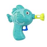 Bable Toy Small Fish Bubble Machine Manual Without Battery To Press The Bubble Machine Pool Toys For Toddlers 1-3 Abs Green