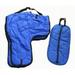 AJ Tack Western Padded Saddle and Bridle Carrier Set Royal Blue