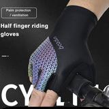 EQWLJWE Cycling Gloves For Men/Women Half Finger Reflective Breathable Non-slip Gloves Sports Protection Holiday Clearance