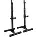 ZenStyle 550 Lbs. Pair of Adjustable 40 In. - 66 In. Rack Sturdy Steel Squat Barbell Free Bench Press Stands Gym/Home