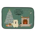 Carolines Treasures CK7703DDM White Chow Chow Christmas Everyone Dish Drying Mat 14 x 21 multicolor