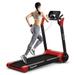 Gymax Folding 2.25HP Electric Treadmill Running Machine w/ LED Display Red