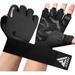 RDX Weight Lifting Gloves Fitness Bodybuilding Training Cycling Gym Equipment Black XL