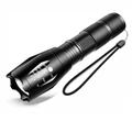 LED Tactical Flashlight Super Bright High Lumen XML LED Flashlights Portable Outdoor Water Resistant Torch Light Zoomable Flashlight with 5 Light Modes