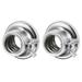 Uxcell M25 Barbell Lock Collar Dumbbell Screw for Barbell Dumbbell Weight Lifting Silver 2 Pack