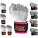 MRX Weight Lifting Wrist Wraps for Wrist Support Crossfit Lifting Straps Gym Bodybuilding Training Workout for MEN and WOMEN Pink