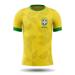 Brasil World Cup Soccer Jersey by Winning BeastÂ®. Home Colors. Adult Small.