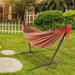 UBesGoo Outdoor Swing Chair Double Polyester Hammock Steel Stand Campin