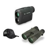Vortex 12x50 Diamondback HD Roof Prism Binoculars with GlassPak Harness Case Bundle