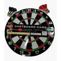 Dartboard Game 15 Inch Paper Dartboard 2 Sided With 2 Games Plus 6 Metal Tip Darts