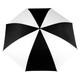JP Lann Player Supreme Golf Umbrella 62 Black / White Single Canopy