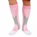 Athletic Sports Socks Unisex Calf Soccer Socks Leg Support Stretch Compression Socks Below Knee for Soccer Basketball Uniform Running and Everyday Wear