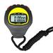 Worallymy Large Display Electronic Stopwatch Professional Running Timer Sports Referee Coach Timer