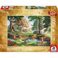 Schmidt Winnie The Pooh Disney Thomas Kinkade Jigsaw Puzzle 1000