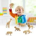 Tarmeek Baby Toy Gifts Gold Version Simulation Forest Zoo Model Giraffe Elephant Ornament Gift Toy Car Toys for Christmas Gifts Clearance
