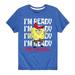 SpongeBob SquarePants - Ready For Baseball - Toddler And Youth Short Sleeve Graphic T-Shirt