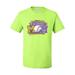 Baseball Mom Cheetah Glitter Sports Men s Graphic T-Shirt Safety Green Large