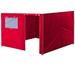 Eurmax 10x10 Zippered Walls for Canopy Tent 4 Walls ONLYï¼ˆ10FT Red)