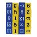 Foam Numbered Dice (Numerals 1-12) | Bundle of 10 Packs