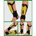 Soccer Shin Guards Slip and Slide Protective Soccer Gear for Youths and Adults Padded Shin Protection Equipment with Ankle Support and Adjustable Straps for Comprehensive Protection