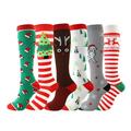 Yesbay Christmas Unisex Sports Soccer Football Xmas Decoration Compression Tube Socks L/XL Christmas Dog
