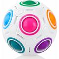 Rainbow ball - Fidget Ball Brain Teaser for Kids 3D Puzzle Travel Toys for 5 Year Old Boys and Girls- Present for Birthday Christmas Easter Education Toys for Kids