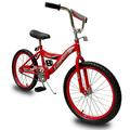 Tracer Logan 20 BMX Kids Bike Freestyle Bicycle Kickstand Child s Road Bike Wider Hi-Ten Steel Frame Unique Pattern Design- Red