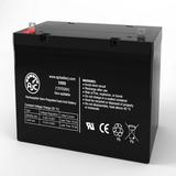 Pride Mobility TSS 450 12V 55Ah Mobility Scooter Battery - This Is an AJC Brand Replacement