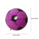 TOYFUNNY Inflatable Football Toy Tri-color Football Children s Ball 25cm After Inflating