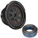 Kicker 48CWRT674 CompRT 6.75 Subwoofer DVC 4-ohm - Includes Speaker Wire