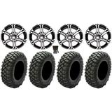 ITP SS212 15 Wheels Machined 32 Crawler XR Tires Kawasaki Mule Pro FXT