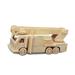 Puzzled 3D Puzzle Fire Engine Vehicle Wood Craft Construction Kit- 67pcs Pack