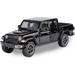 Motormax Toy 2021 Gladiator Rubicon (Closed Top) Pickup Truck Black 124-127 Diecast Model Car by Motormax 79368