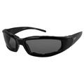 MOTOFRAMES MF CHILL PADDED MOTORCYCLE SUNGLASSES BLACK FRAMES SMOKE LENS