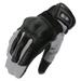 Joe Rocket Turbulent Womens Leather/Textile Motorcycle Gloves Black/Gray MD