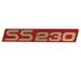 MasterCraft Boat Decal 759619 | 08 SS 230 Red Silver Vinyl 7 1/2 Inch