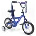 ChromeWheels BMX 12 In. Kid s Bike for 2-4 Years Old Bicycle for Girls with Front Basket EVA Tires with Training Wheels & Coaster Brake Blue