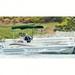 New 48 High 4 Bow Square Tube Pontoon Ups-able Bimini Top carver Covers 510a15 Beam Width 96 -102 Forest Green