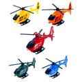 NICEXMAS 6pcs Simulation Mini Pullback Helicopter Toy Decoration Pull Back Aircraft Models Airplane Models Planes Toys Plastic Inertia Toy for Children Kids Playing (Random Color)