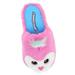 Hatchimals Girls Plush Pink & White Penguala Light Up Scuff Slippers Large (2-3)